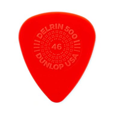 Dunlop Delrin 500 Prime Grip .46 mm Red, One Pick
