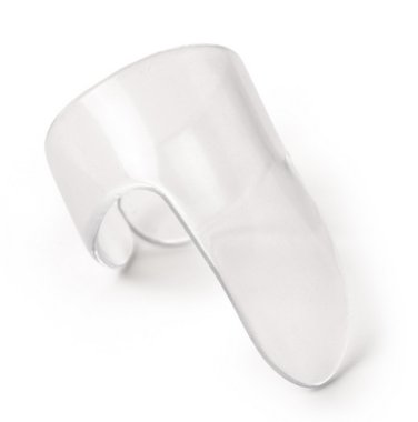 Dunlop Finger Pick Medium 9032R Clear, One Pick