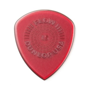 Dunlop Flow Standard Pick 1.5mm, Red, One Pick