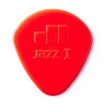 Dunlop Jazz I Red Nylon Pick, One Pick