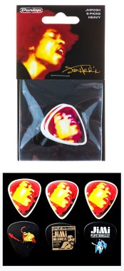 Dunlop JHP03H Jimi Hendrix Electric Ladyland Pick, Heavy, Six-Pack