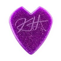 Dunlop Kirk Hammett Jazz III Pick, 1.38mm Purple Sparkle, one pick