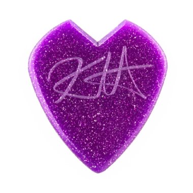 Dunlop Kirk Hammett Jazz III Pick, 1.38mm Purple Sparkle, one pick