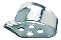 Dunlop LEFTY Metal Thumb Pick 3040T Nickel Silver, One Pick