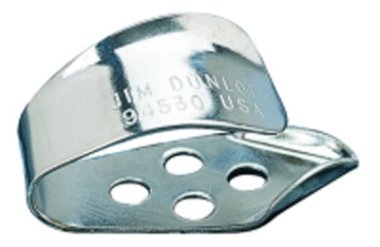 Dunlop Metal Thumb Pick 3040T Nickel Silver, One Pick