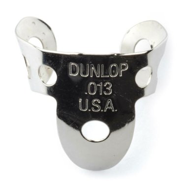 Dunlop Nickel Silver Finger Pick .013in, One Pick