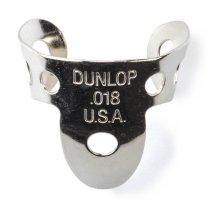 Dunlop Nickel Silver Finger Pick .018in, One Pick