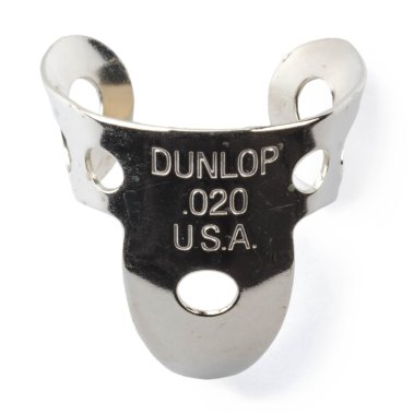 Dunlop Nickel Silver Finger Pick .020in, One Pick