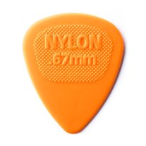 Dunlop Nylon 443R .67 Midi Orange, One Pick