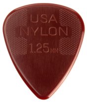 Dunlop Nylon Standard Pick 1.25mm, Burgundy, One Pick