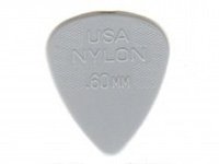 Dunlop Nylon Standard Pick .60mm, Light Gray, One Pick