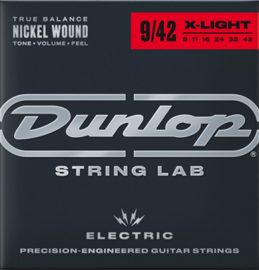 Dunlop Performance+ Nickel Wound Electric Guitar, Extra Light 9-42