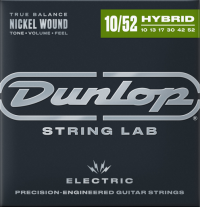 Dunlop Performance+ Nickel Wound Electric Guitar, Light/Heavy 10-52
