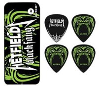 Dunlop PH112T94 James Hetfield Black Fang Pick Tin, 6 Picks