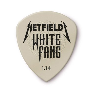 Dunlop PH122R114 James Hetfield's White Fang 1.14mm, One Pick