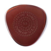 Dunlop Primetone Semi Round Grip Guitar Pick 1.5 mm Burgundy, One Pick