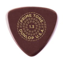Dunlop Primetone Small Triangle Smooth Guitar Pick 1.3mm Burgundy, One Pick