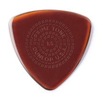 Dunlop PrimeTone Triangle Grip Guitar Pick 1.5mm Burgundy, One Pick