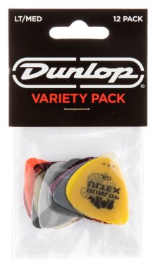 Dunlop PVP101 Guitar Pick Light/Medium Variety Pack, 12 Picks