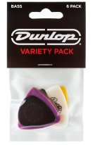 Dunlop PVP117 Bass Pick Variety Pack, 6 Picks