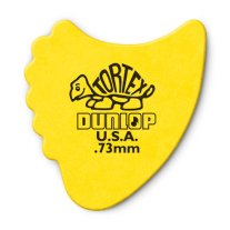 Dunlop Tortex Fin .73mm, Yellow, One Pick