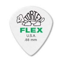 Dunlop Tortex Flex Jazz III 0.88 mm Green, One Pick