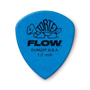 Dunlop Tortex Flow Pick 1.0mm Blue, One Pick