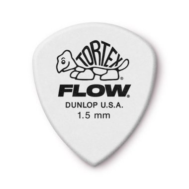 Dunlop Tortex Flow Pick 1.50mm White, One Pick