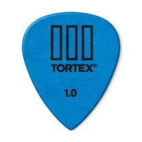Dunlop Tortex III 1.00 mm Blue Tortex 3, One pick