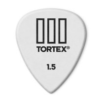 Dunlop Tortex III 1.50 mm White Tortex 3, One pick