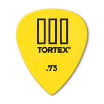 Dunlop Tortex III .73 mm Yellow Tortex 3, One pick