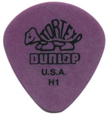 Dunlop Tortex Jazz 1.14mm H1 Purple, One Pick