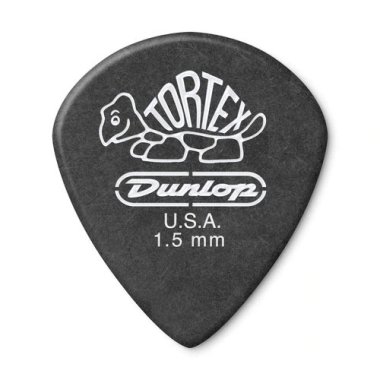 Dunlop Tortex Pitch Black Jazz III Pick 1.50 mm, One Pick