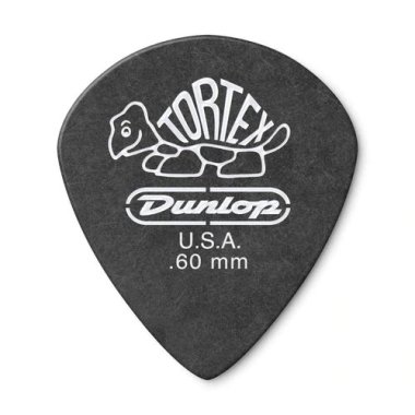 Dunlop Tortex Pitch Black Jazz III Pick .60 mm, One Pick