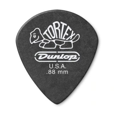 Dunlop Tortex Pitch Black Jazz III Pick .88 mm, One Pick