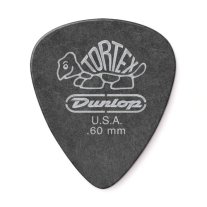 Dunlop Tortex Pitch Black Standard Pick .60 mm, One Pick