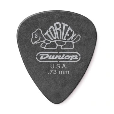 Dunlop Tortex Pitch Black Standard Pick .73 mm, One Pick
