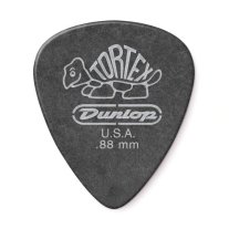 Dunlop Tortex Pitch Black Standard Pick .88 mm, One Pick