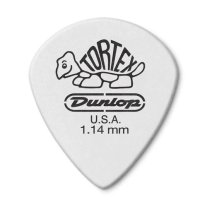 Dunlop Tortex White Jazz III Pick 1.14 mm, One Pick