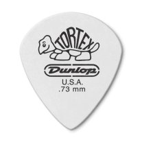 Dunlop Tortex White Jazz III Pick .73 mm, One Pick