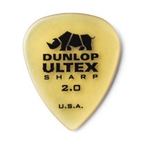 Dunlop Ultex Sharp 433R200 2.0mm, One Pick
