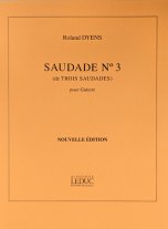 Dyens | Saudade No.3 de Trois Saudades pour guitare