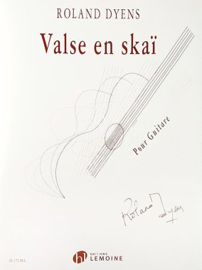 Dyens | Valse en skai for solo guitar