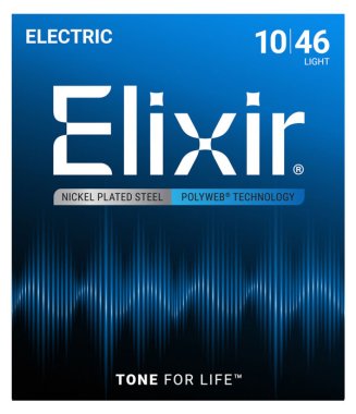 Elixir 12050 Polyweb Coated Electric Guitar Strings 10-46