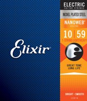 Elixir 12074 NanoWeb Electric 7-String Electric, Light/Heavy 10-59