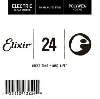 Elixir 13224 Polyweb Electric .024 Single Guitar String