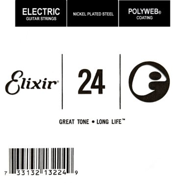 Elixir 13224 Polyweb Electric .024 Single Guitar String