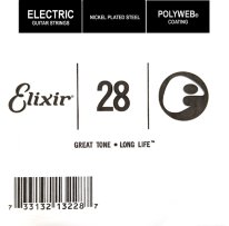 Elixir 13228 Polyweb Electric .028 Single Guitar String