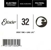 Elixir 13232 Polyweb Electric .032 Single Guitar String