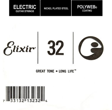 Elixir 13232 Polyweb Electric .032 Single Guitar String